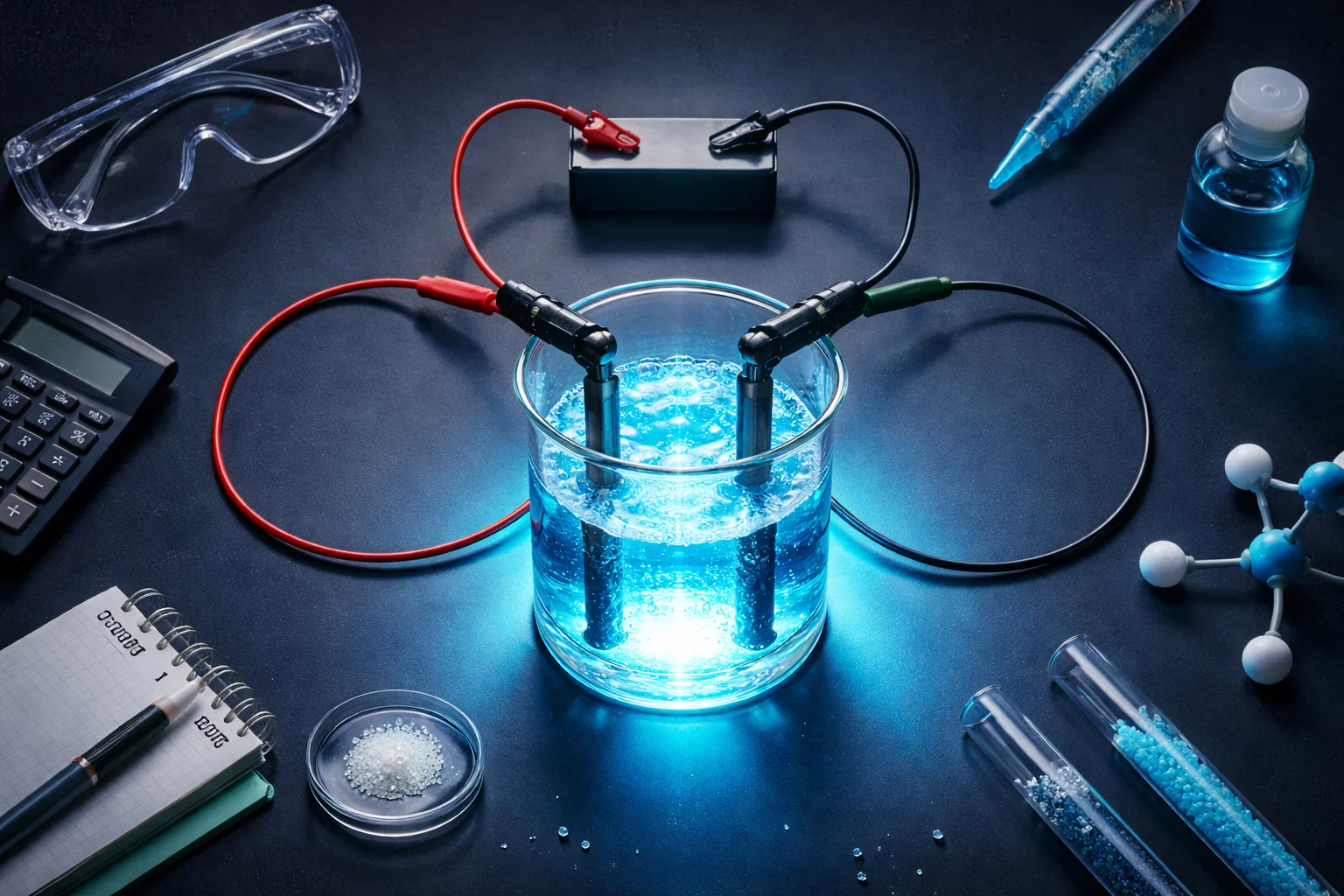 Electrolysis O level: Sec 4 Chemistry student studying electrolysis of aqueous solutions for O Level exam
